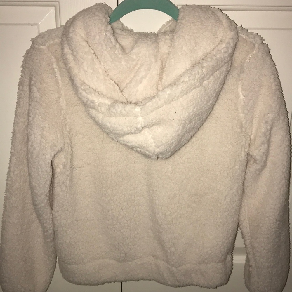 White Fuzzy Jacket - Picture 3 of 3